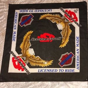 Vintage Harley-Davidson bandana